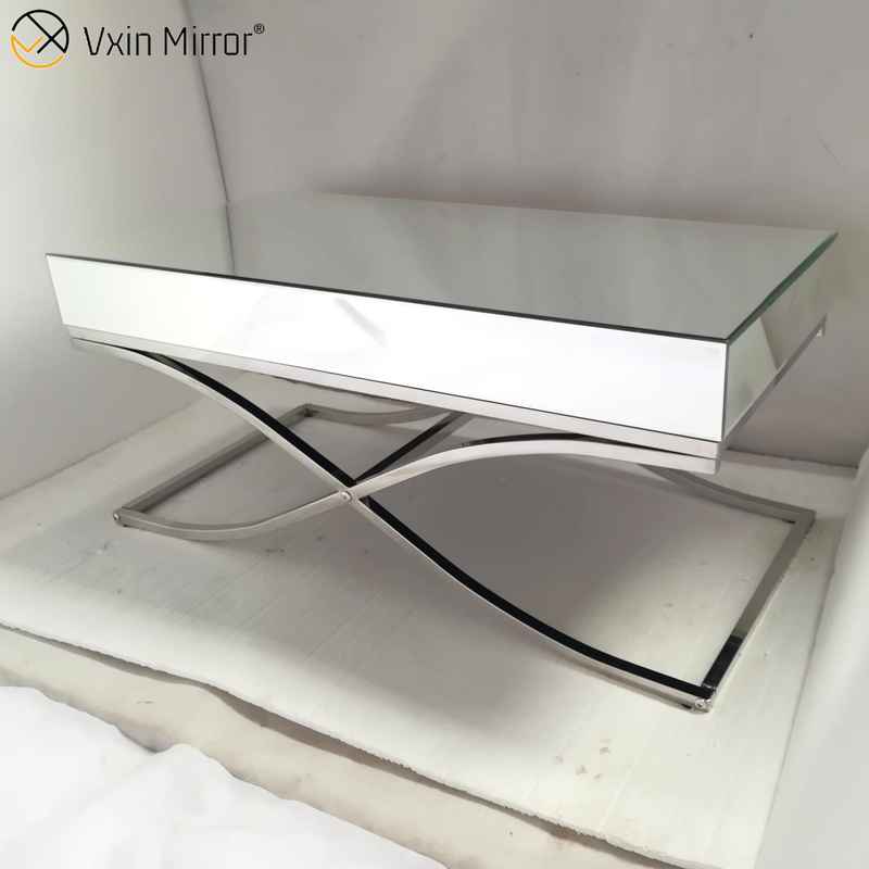 Mesa lateral de desmontagem moderna em aço inoxidável veneziana OEM WXF-122