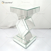 Barato Novo Design Vxin WXF-115-1 Decoração de Casa Mesa Lateral de Diamante Triturado Espelho Prata Móveis Mesa Lateral