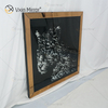VXin WXMA-19 Decoração de casa Moldura de vidro espelhada Cheetah Wall Art Cristal Porcelana Pintura Espelho Arte de Parede
