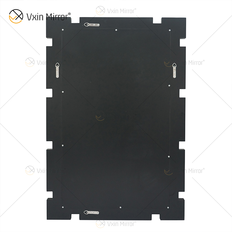 Retângulo Novo Design Vxin WXM-1149 Decoração de Parede Prata Diamante Pendurado Espelho de Parede Espelho de Parede