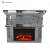 WXF-2131 Diamante Espelho Inteligente Lareira Controle Remoto Fogão Inteligente Venda Quente 48 Polegadas Interior PRATO FOGO Estilo Ferro