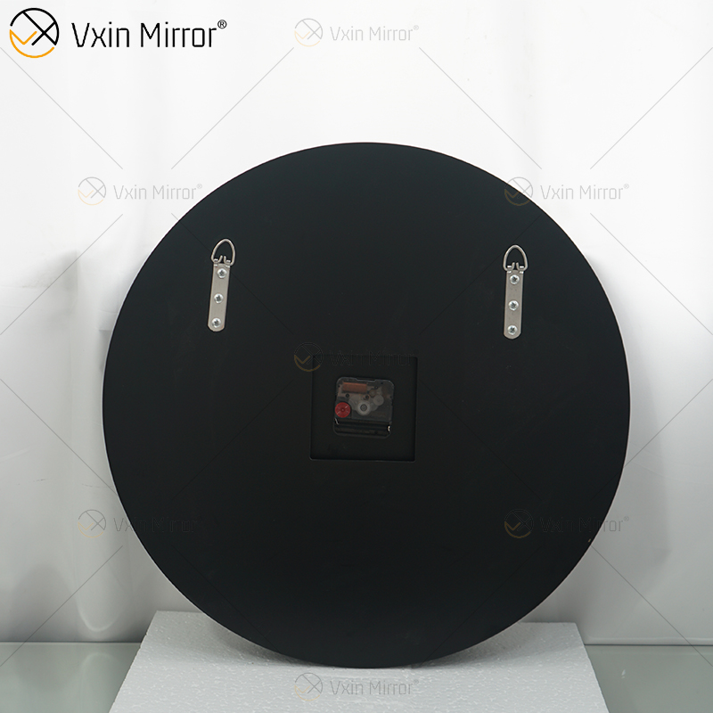 Venda imperdível relógio de parede espelho redondo prata moderno WXMC-010 diamante esmagado