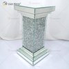 Venda imperdível WXF-979 Mesas Laterais Espelho para Sala de Estar Moderna Mesa Lateral Diamante Triturado Retângulo