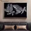 Artesanato Decorativo Casa Colorfu Espelhado Arte De Parede Pintura Em Porcelana Cristal Arte De Parede Espelho