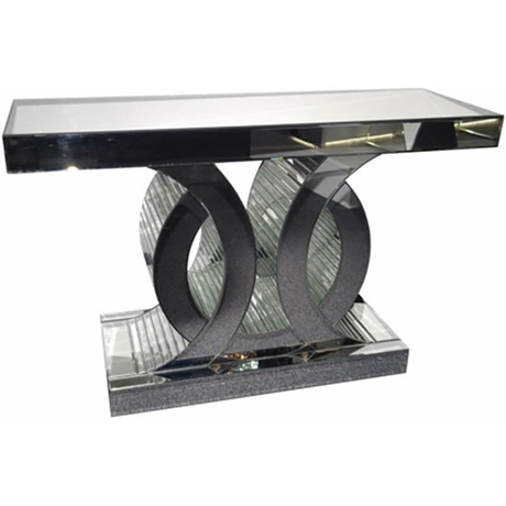 Atacado WXWF-537 Console de mesa personalizado moderno espelhado na sala de estar mesa de console de luxo