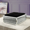 Moderna mesa de centro espelhada WXF-601 brilhante mesa lateral para sala de estar conjunto com sofá para conjunto