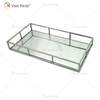 Venda imperdível espelho Vxin WXT-005 decoração moderna prata moldura de aço inoxidável espelhada bandeja tamanho 2