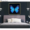 Artesanato decorativo para casa colorido cristal espelhado parede arte pintura em porcelana