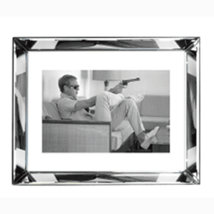 Venda imperdível WXP-11 Prata Moderna Decoração de Casa Espelho Feito à Mão Moldura de Foto Decoração de Espelho