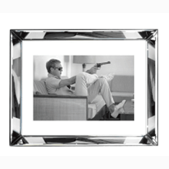 Venda imperdível WXP-11 Prata Moderna Decoração de Casa Espelho Feito à Mão Moldura de Foto Decoração de Espelho