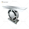 Decoração de casa WXWF-533 Preto Luxo Diamante Esmagado Console Mesa Móveis de Mesa