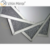 Venda imperdível VXin WXM-1779 moderno cristal prata diamante esmagado espelho pendurado na parede