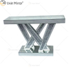 WXWF-513 Preço de Fábrica Atacado Art Déco Antigo Com Vidro Curvo Mesa Console