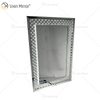 Espelho de parede de cristal LED de boa qualidade WXM-1167 com 3 cores de decoração de parede espelho iluminado