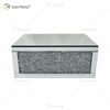 Vxin Factory Supply WXF-153 Prata Decoração de Parede Prata Diamante Esmagado Prateleira de Parede Retangular