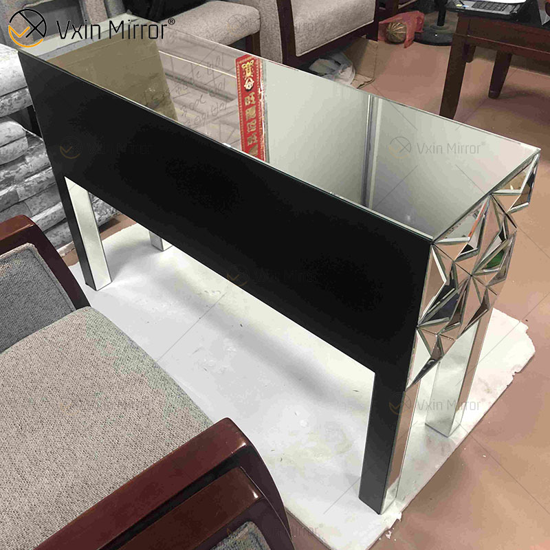 Mesa de centro com móveis para sala de estar moderna mesa de centro espelhada