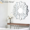 Vxin Decoração de Parede WXM-1004 Prata 3D Vidro Pendurado Espelho de Parede