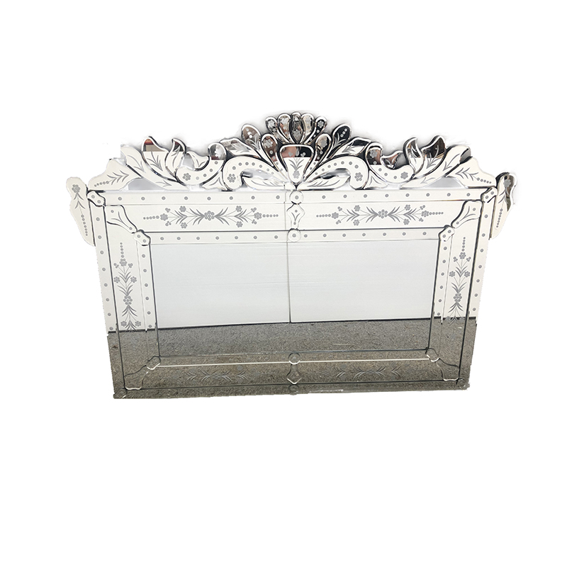 Atacado WXVM-047 Moderno Design Veneziano Espelhos de Parede Retângulo Prata Espelho de Parede