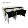 Armário de armário espelhado de luxo exclusivo WXF-667 com 3 gavetas 3 portas