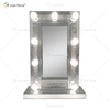 ESPELHO DE CRISTAL SPARKLE DIAMOND CRUSH ESPELHADO BISELADO HOLLYWOOD ESPELHO 9 LÂMPADAS QUADRO DE MAQUIAGEM WXDL-176