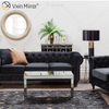 Conjunto de mesa lateral de café espelhado moderno WXF-169 para sala de estar com sofá