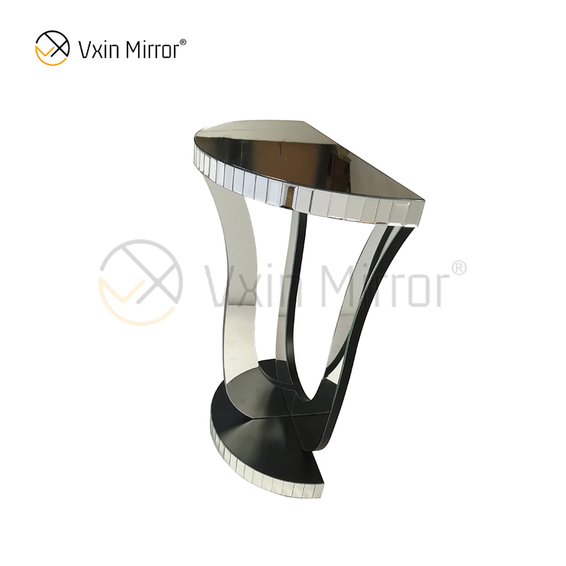 Espelho Vxin de venda imperdível WXF-2119 Elegante Xadrez Meia Mesa Lateral Espelhada Oval