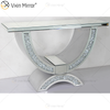 WXWF-513 Preço de Fábrica Atacado Art Déco Antigo Com Vidro Curvo Mesa Console