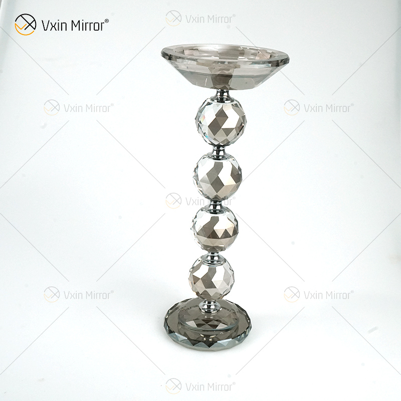 Vxin Espelho Popular VX-08 Prata Elegante Castiçal Castiçal de Cristal