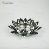 Fornecimento de fábrica Vxin espelho flor VX-07 castiçal de prata castiçal de cristal de lótus