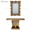 Mesa de console espelhada de diamante Vxin decoração moderna para casa de luxo