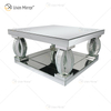 Mesa Lateral Personalizada WXF-1104 Cristal Mesa de Centro Espelhada Prata Caseira