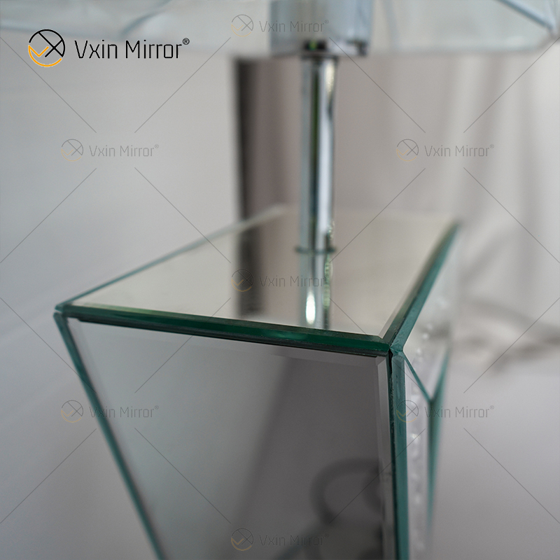 Venda imperdível WXTL-003 Prata Espelhada Para Quarto Noite Luxo Moderno Candeeiros De Mesa Decorativos