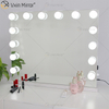 Espelho de maquiagem oval decorativo WXDL-123 estilo hollywood com luz led para quarto