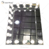 Espelho de penteadeira iluminado com cristal prateado Vxin WXDL-101 LED estilos venezianos com 15 lâmpadas