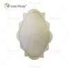 Venda imperdível WXM-2072 Moderno Design Especial Decoração Espelho de Parede Prata Luxo Suspenso Espelho de Parede