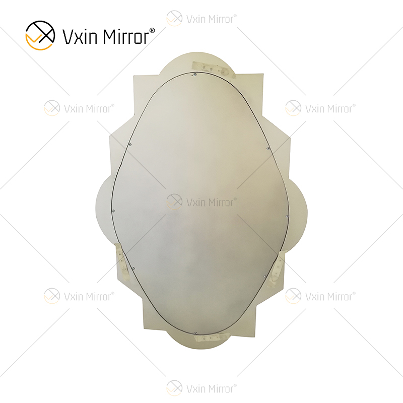 Venda imperdível WXM-2072 Moderno Design Especial Decoração Espelho de Parede Prata Luxo Suspenso Espelho de Parede