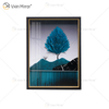 Estilo antigo Vxin WXPA-003 Simplicidade Árvores Pintura Espelho emoldurado Arte de Parede Pena Pendurado Quadro para Sala de Estar à Venda