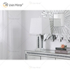 Lâmpada de espelho de mesa Vxin WXTL-142 cristal prata elegante LED 3 cores luz LED para quarto