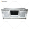 China fornece móveis de suporte de tv modernos europeus WXF-097-1 Crush diamante prata cristal