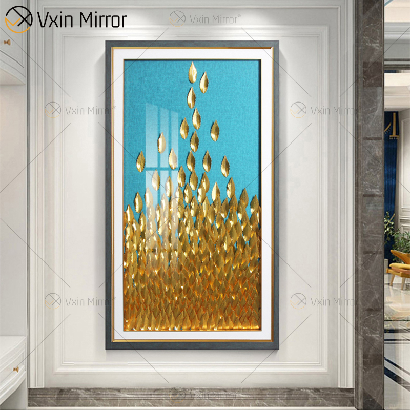Vintage Chassical Gold Retro Bronze Home Decor WXPP-64 Nordic Canvas Art Pintura Luxo Sala de Estar Parede Arte