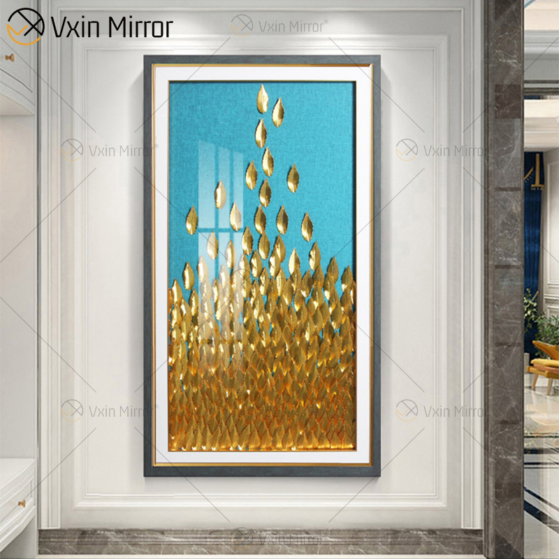 Vintage Chassical Gold Retro Bronze Home Decor WXPP-64 Nordic Canvas Art Pintura Luxo Sala de Estar Parede Arte