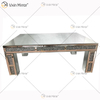 Mesa de centro personalizada WXF-701 diamante esmagado artesanal prata mesa de centro
