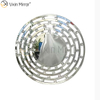 Espelho decorativo de design elegante vidro prata redondo espelho de parede de cristal WXM-037