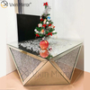 Fornecimento de fábrica WXWF-711 mesa lateral de diamante triturado mesa de centro moderna