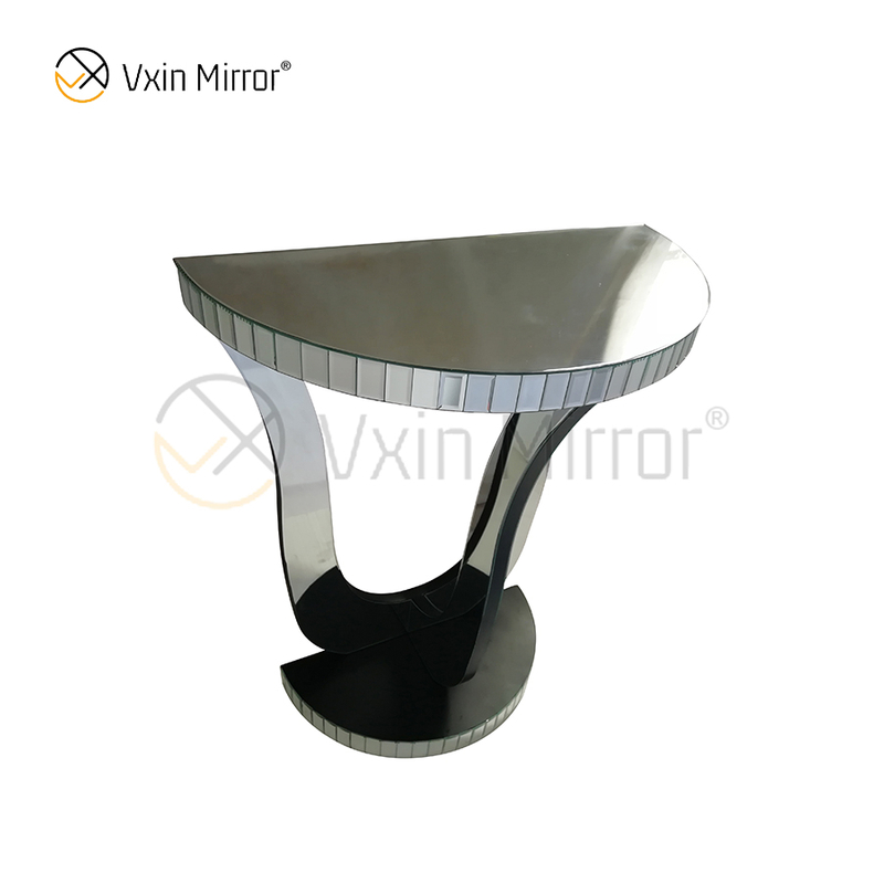 Espelho Vxin de venda imperdível WXF-2119 Elegante Xadrez Meia Mesa Lateral Espelhada Oval