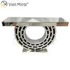 Mesa de console CC de vidro prata para móveis elegantes mais populares Vxin com conjuntos de espelhos