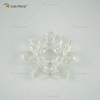 Fornecimento de fábrica Vxin espelho flor VX-07 castiçal de prata castiçal de cristal de lótus