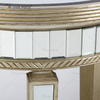 Mesa Lateral Luxo WXWF-162 Decoração de Casa Cristal Prata Anti Ouro Móveis Mesa Lateral Espelhada