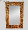 Alta qualidade prata marrom 2 cores decoração de parede WXM-1051 prata grande espelho de parede de cristal