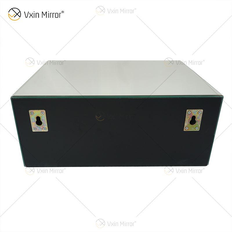 Vxin Factory Supply WXF-153 Prata Decoração de Parede Prata Diamante Esmagado Prateleira de Parede Retangular